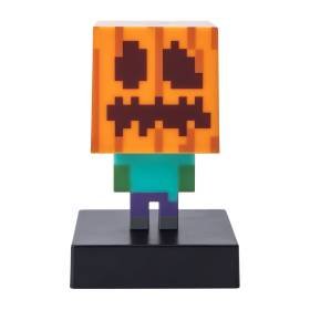 Paladone Minecraft Halloween Carved Pumpkin Zombie 3D Coleccionable Lampara Noche