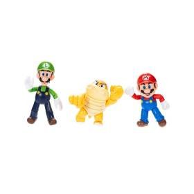 Figura Set De Figuras Super Mario 3 Pack Mario, Boom Boom, Luigi Colección Regalo