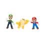 Figura Set De Figuras Super Mario 3 Pack Mario, Boom Boom, Luigi Colección Regalo