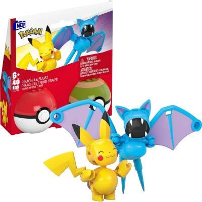 Mega Pokémon Juguete de Construcción Pokébola Pikachu & Zubat