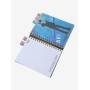 Libreta Cuaderno Anime Chainsaw Multi Tab Journal Pestañas 9in