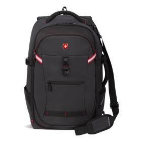 Mochila Portátil SwissGear con Bolsillo RFID Extraible para Zapatos Viaje 22in Mochila Portátil SwissGear con Bolsillo RFID Extraible para Zapatos Viaje 22in