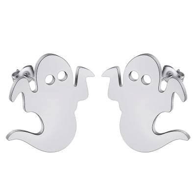 Aretes Pendientes Fantasma Halloween Susto Elegantes Mujer Elegante Moda Fiesta Regalo