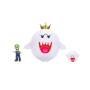 Figura Set De Figuras Super Mario Boo Hoo, King Boo, Luigi De 6 Y 2.5 Pulgadas Colección Regalo