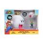 Figura Set De Figuras Super Mario Boo Hoo, King Boo, Luigi De 6 Y 2.5 Pulgadas Colección Regalo