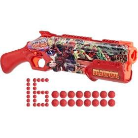 Pistola NER Marvel Deadpool 16 Disparos Lanzadores Pistola NER Marvel Deadpool 16 Disparos Lanzadores