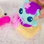 Gabby's Dollhouse Cat Bath Squirters, Mercat y Pandy Paws Juguetes Flotantes Baño