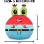 Peluche Original TeeTurtle Bob Esponja Mr. Krabs y Krabby Patty Reversible 6 Pulgadas Juguete Regalo