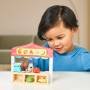 Bluey Mini Playsets Farmers Market Playset Figura articulada con Bolsa de Compras y Accesorios