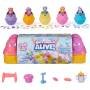 HATCHIMALS Alive Cartón Huevos Rosa y Amarillo 6 Minifiguras Huevos Que se Rompen Solos 11 Accesorios
