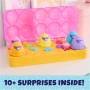 HATCHIMALS Alive Cartón Huevos Rosa y Amarillo 6 Minifiguras Huevos Que se Rompen Solos 11 Accesorios
