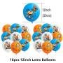 Set 18 Globos Látex Caricatura Dog Man Letrero Fiesta y Decoración
