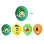 Set 16 Globos Látex Caricatura El Chavo Animado Letrero Fiesta y Decoración