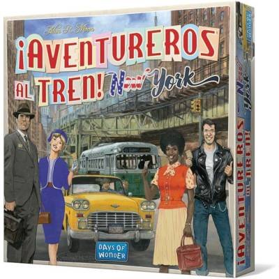 ¡Aventureros al Tren! Nueva York en la década de 1960 Español Juego de 2 a 4 Jugadores