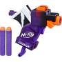 Pistola Nerf MicroShots Minecraft Ender Dragon Mini Blaster Incluye 2 Dardos Oficiales de Elite