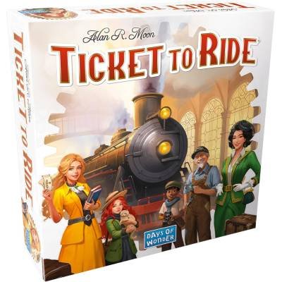 Ticket to Ride Actualización 2025 Inglés Juego de 2 a 5 Jugadores (Ding & Dent)
