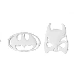 Aretes Pendientes Héroes Escudo Batman Mujer Elegante Moda Fiesta Regalo
