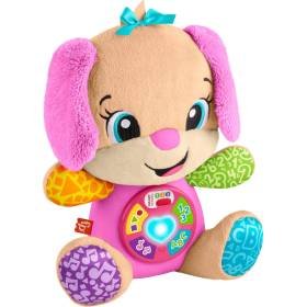 Juguete Aprendizaje Peluche Musical Cachorro Rosa con Luces y Canciones de Aprendizaje para bebés a Partir de 6 Meses