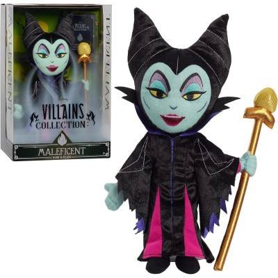 Just Play Colección Disney Villains Maléfica Peluche Coleccionable de 13 Pulgadas
