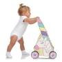 Caminador De Madera Para Bebes De Unicornio Montessori Rosa