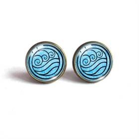 Anillo Avatar Tierra Fuego Agua Aire Mujer Joyería Ajustable Abierto Regalo