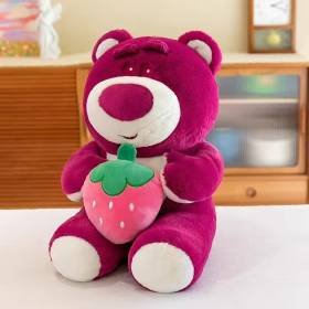 Peluche Peluche Disney Lotso Sentado Fucsia Con Olor Felpa Juguetes Niños
