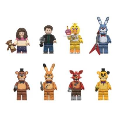 8 Figuras Bloques Regalo Five Nights At Freddys