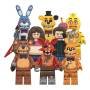 8 Figuras Bloques Regalo Five Nights At Freddys