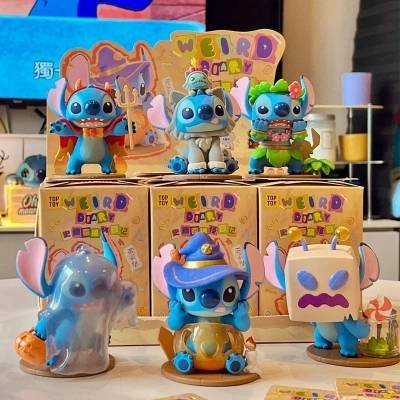 Figura Original Stitch Halloween Mystery Box Juguete Creativo y Moderno
