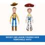 Figura Disney Pixar Toy Story Woody & Jessie Diseño Auténtico y Articulación Para Posar