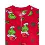 Mameluco Grinch Dr Seuss Rojo Bebé Estampado Mono