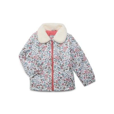 Carters Chaqueta Acolchada con Cuello de Forro Polar Bebé Flores