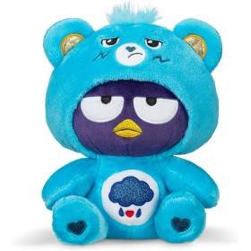 Care Bears Badtz-Maru Muñeco Peluche Vestido de Oso Gruñón de 23 cm Azul, Suave y Abrazable