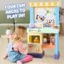 Bluey Juego de Cocina Cook & Clean con Luces, Sonidos y más de 20 Piezas Set Infantil