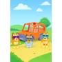 Bluey Familia Aventuras en el Big Heeler 4WD Exclusivo