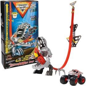 Pista Monster Jam Thunder ROAR us Drop Playset Niños de 5 años en adelante