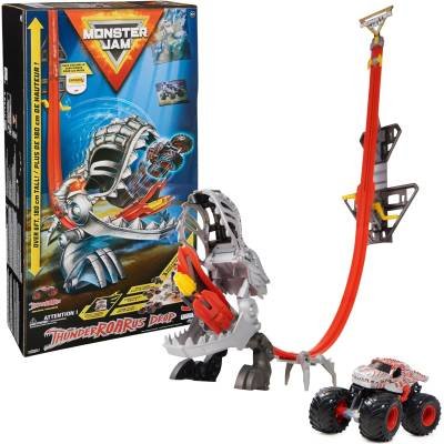 Pista Monster Jam Thunder ROAR us Drop Playset Niños de 5 años en adelante
