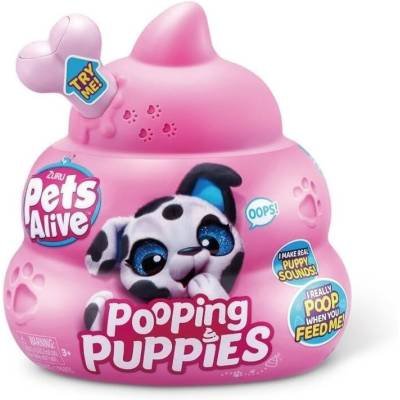 Pets Alive Pooping Puppies Peluche Interactivo Surtido de ZURU