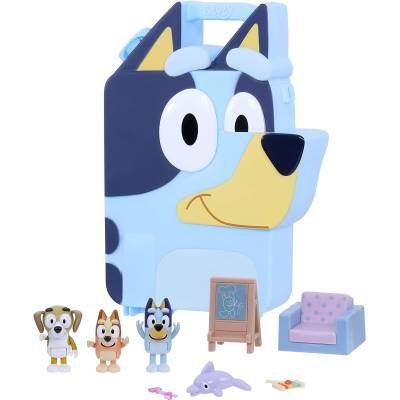 Bluey Deluxe Estuche Coleccionista Deluxe Play & Go de Bluey!