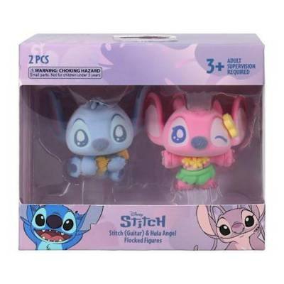 Figura Colección Disney Stitch Flocked Guitar Set Regalo