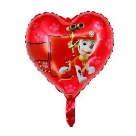 2 Globos Metálico Paw Patrol Marshall Rojo Fiesta Regalos Decoración