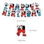 Set 16 Globos Látex Videojuego Cuphead Azul y Rojo Fiesta y Decoración