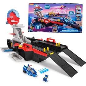 Paw Patrol The Mighty Movie HQ Portaaviones Chase y Mighty Pups Cruiser Juguetes para niños y niñas a Partir de 3 años