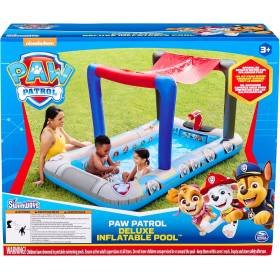 Swimways Paw Patrol Piscina sobre el Piso con toldo e inflado rápido para niños de 3 años en adelante