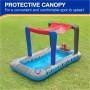 Swimways Paw Patrol Piscina sobre el Piso con toldo e inflado rápido para niños de 3 años en adelante