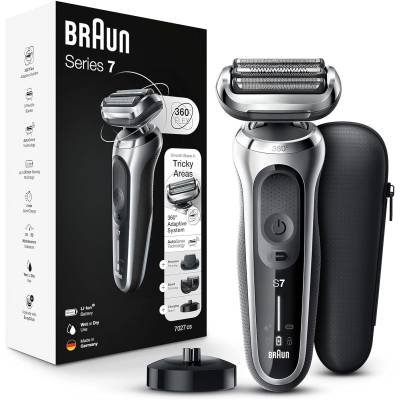 Braun Maquinilla Afeitar Eléctrica Flexible Series 7 7027cs Mojado y Seco Recargable