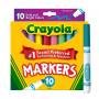 Crayola 10 Ct Punta Cónica Colores Vivos e Intensos Arte Escuela