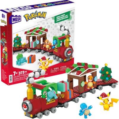 Mega Construx Pokémon Holiday Pokemon Train  6 Años en Adelante