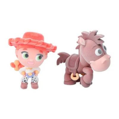 Figura Colección Disney PIXAR Toy Story Flocked Jessie Bullseye Set Regalo