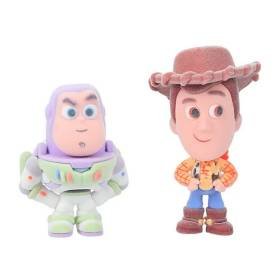 Figura Colección Disney PIXAR Toy Story Flocked Woody Buzz Lightyear Set Regalo